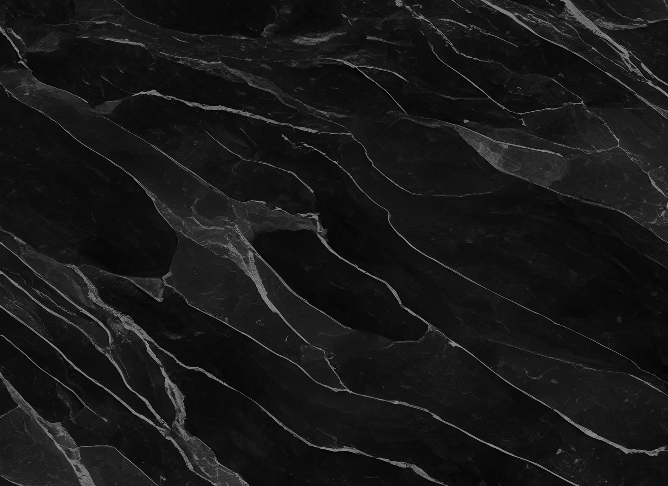 Black marble texture with subtle white veining.