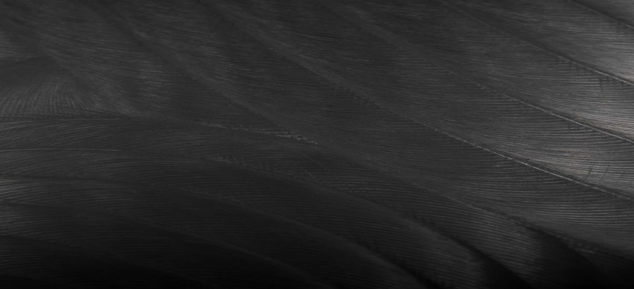 Textured black surface with subtle wave patterns.